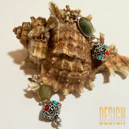 Kolczyki w stylu bizantyjskim w srebrze