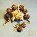 Kolczyki z Rudraksha – mistyka natury i symbolika ochrony