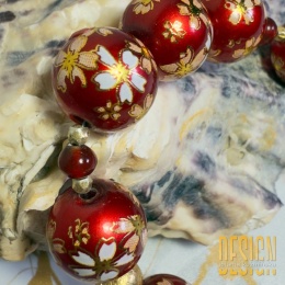 Bransoletka z japońskich korali Tesha – Red Sakura