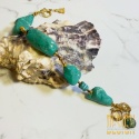 Bransoletka z Naturalnych Turkusów | Kuźmińska Design