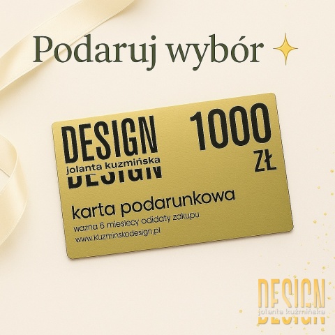 Karta podarunkowa Kuźmińska Design – idealny prezent | Biżuteria artystyczna