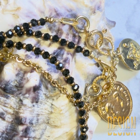 Naszyjnik Spinel Byzantine Gold